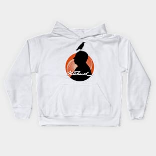 Hitchcock Bird by CRE8TVT Kids Hoodie